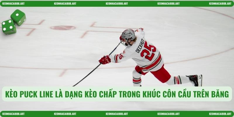 Kèo puck line là dạng kèo chấp trong khúc côn cầu trên băng
